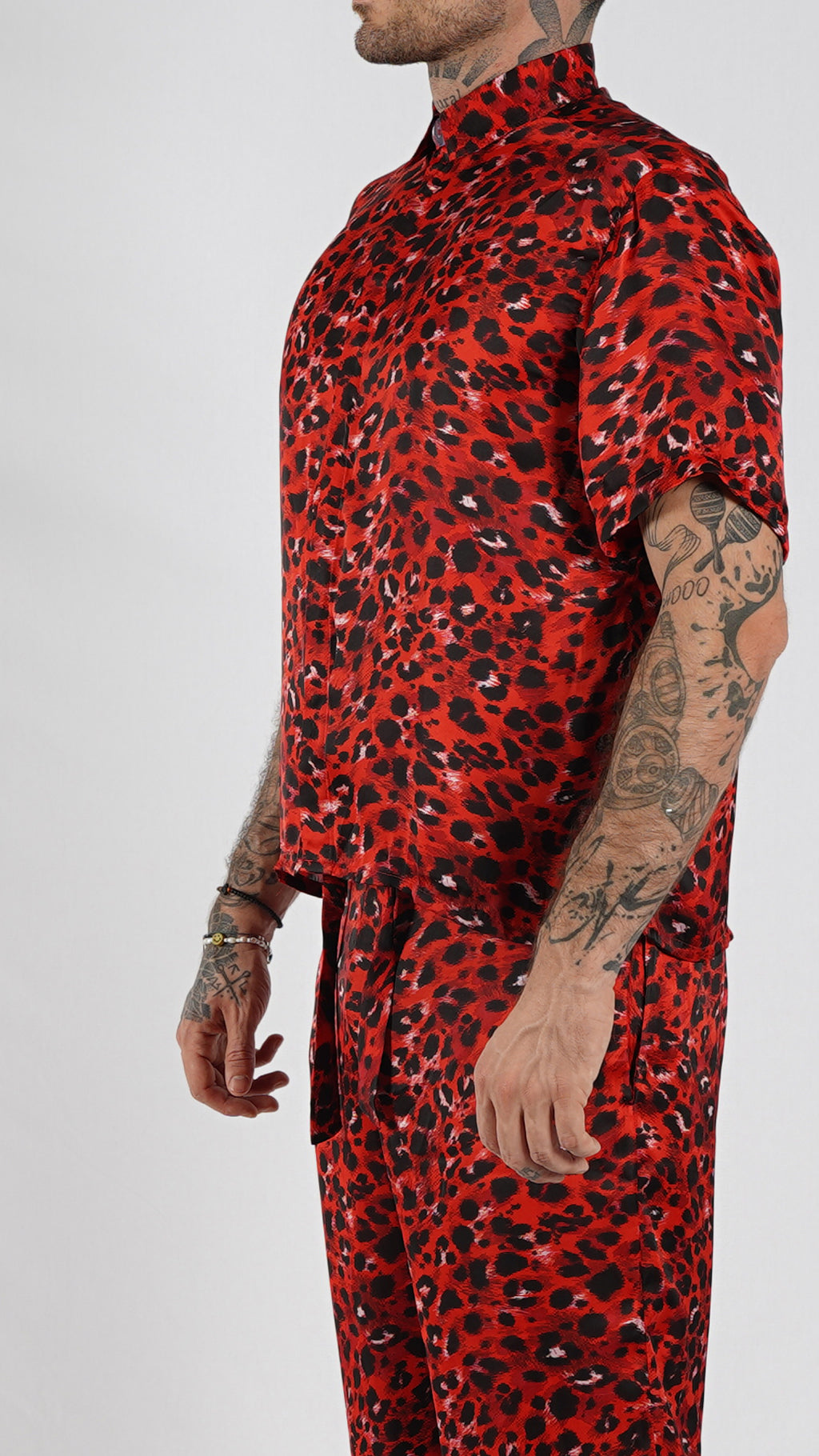 Crimson Leopard Silky