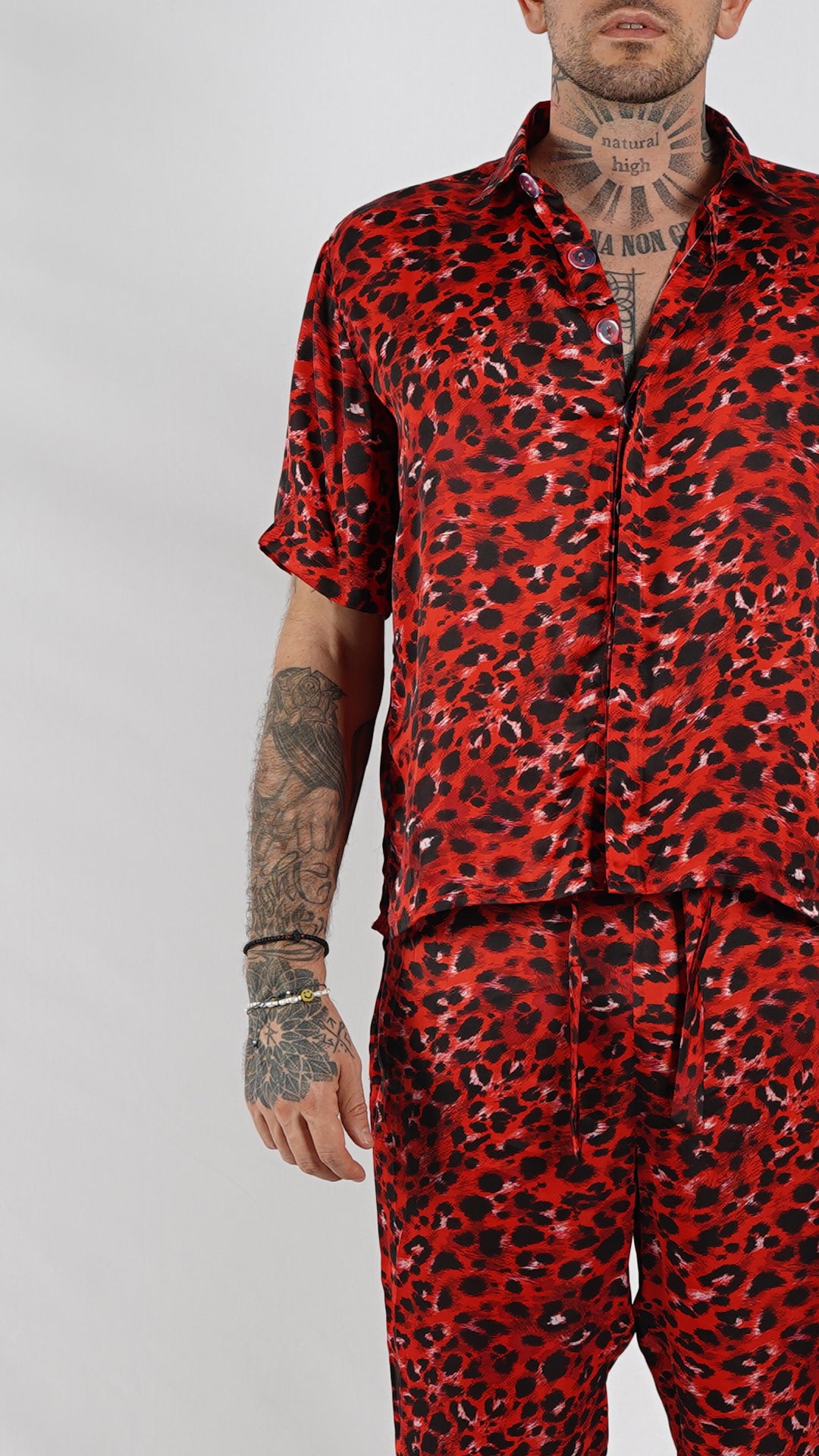 Crimson Leopard Silky