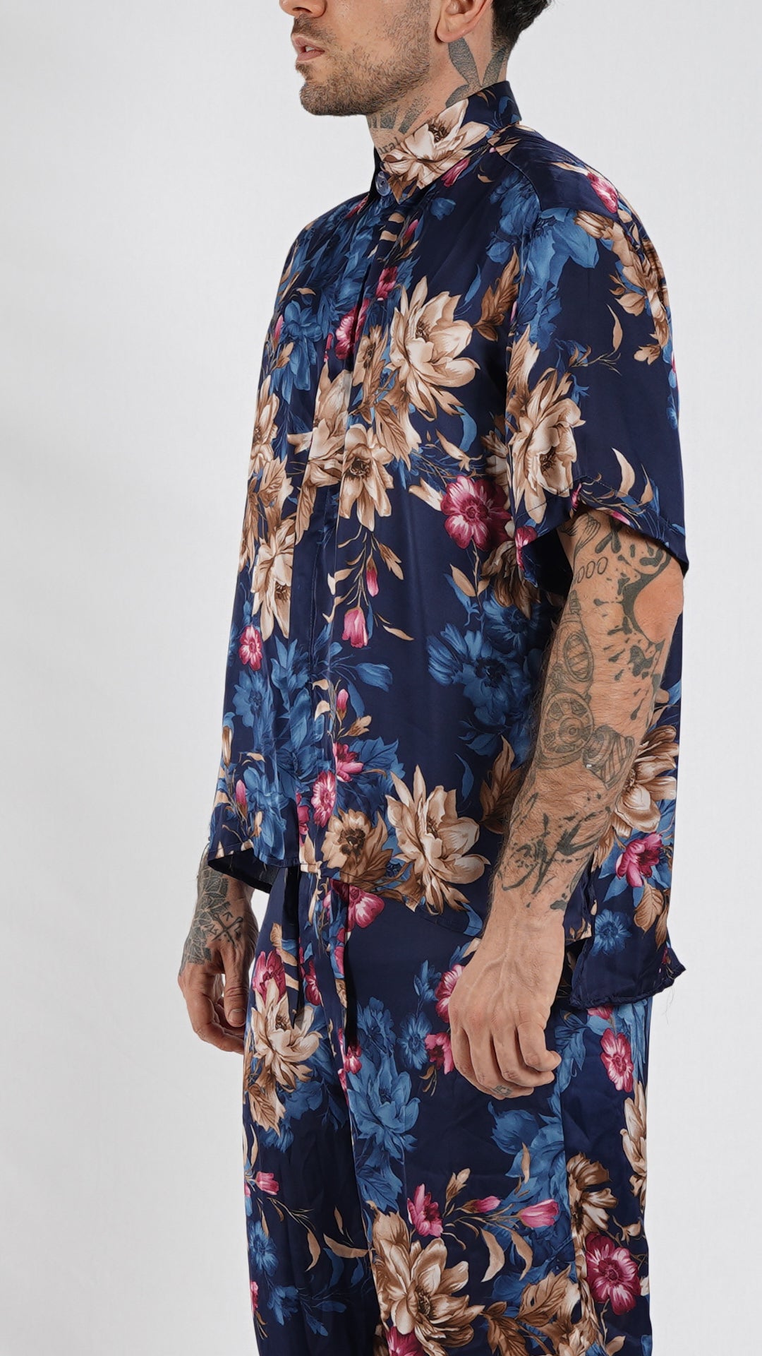 Navy Floral