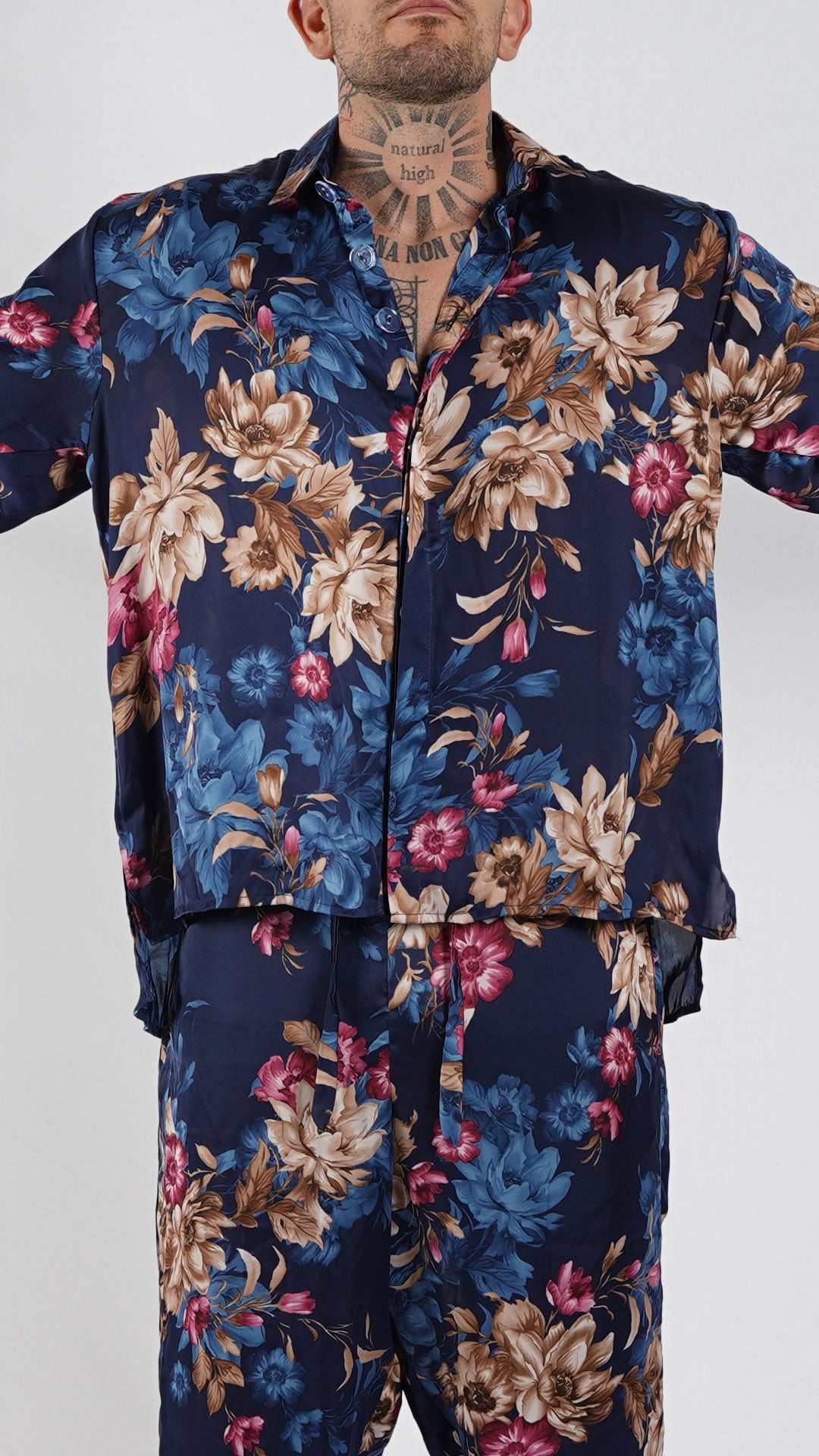 Navy Floral