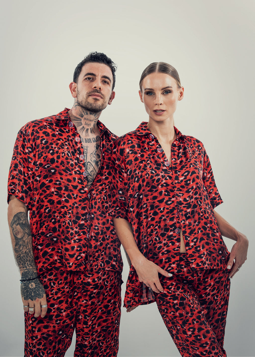 Crimson Leopard Silky