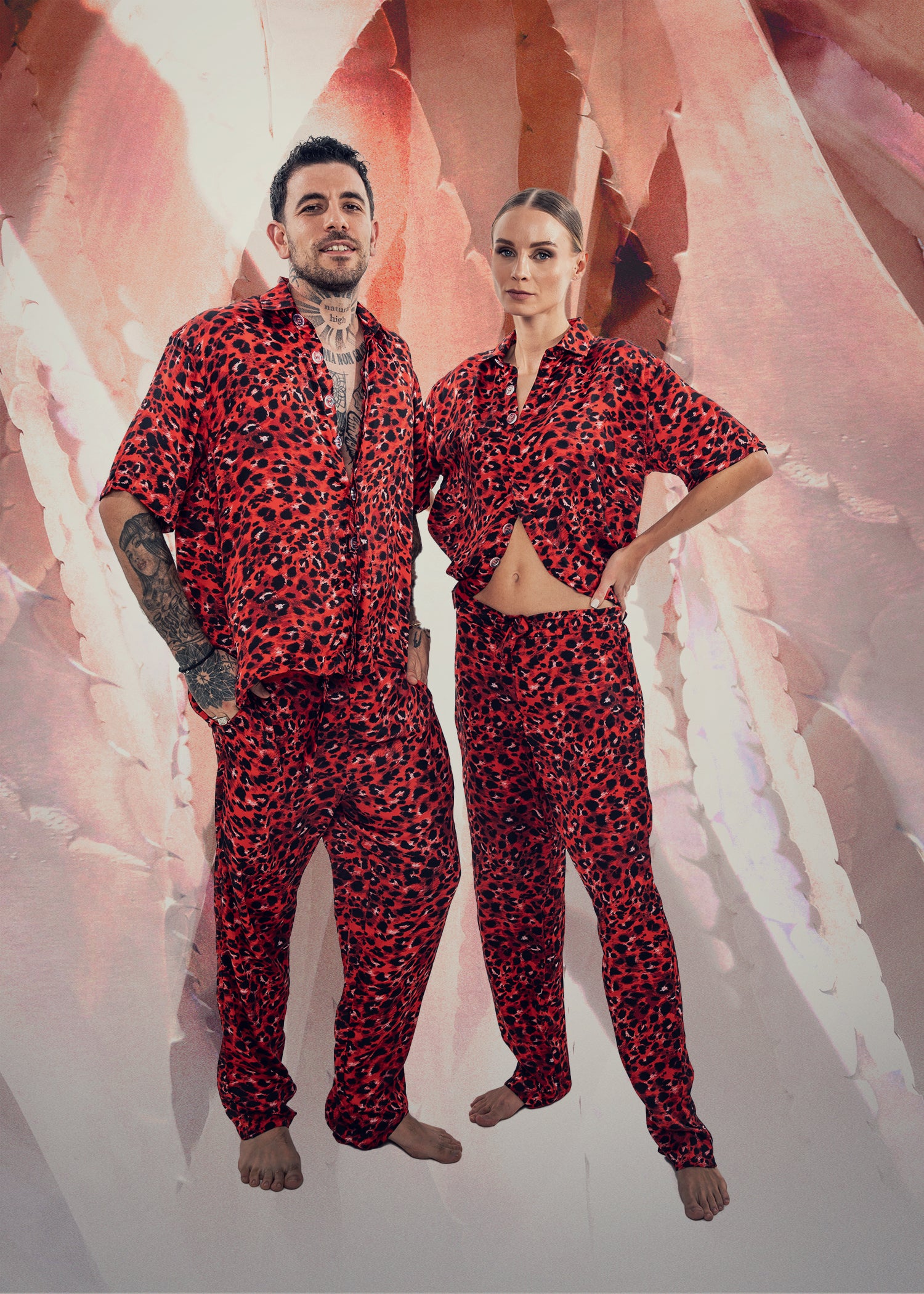 Crimson Leopard Silky